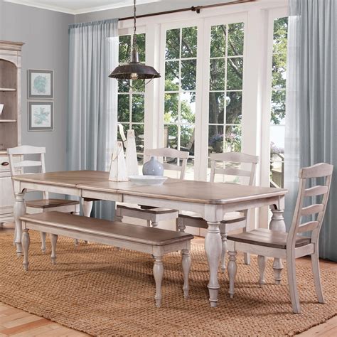 Sunny Designs Westwood Village 6 Piece Dining Set With Bench And