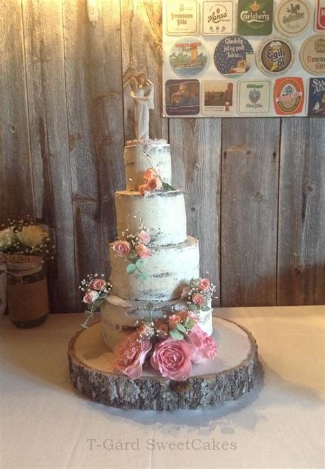 Vintage Naked Cake Decorated Cake By Silvia CakesDecor