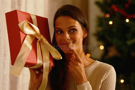 all i want for christmas is you portrait of an attractive female pretending she doesnt know