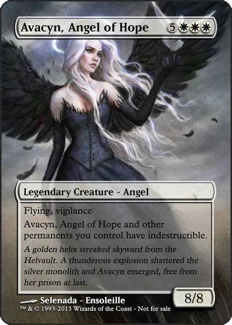 Magic The Gathering Avacyn Angel Of Hope By Asliceofunagi In 2023