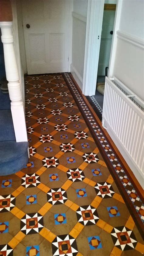 Repairing And Restoring An Original Victorian Tiled Hallway In