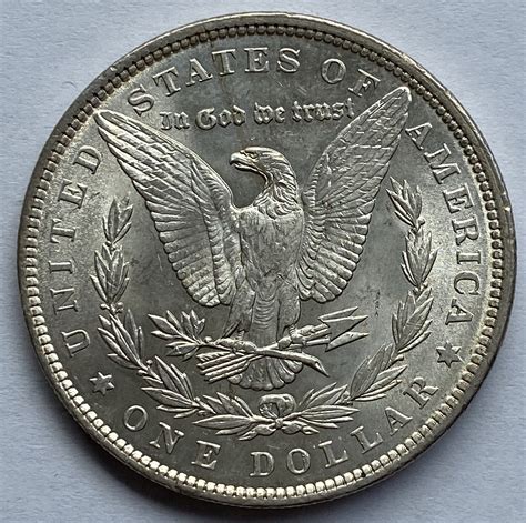 1890 United States Of America Silver Morgan One Dollar M J Hughes Coins