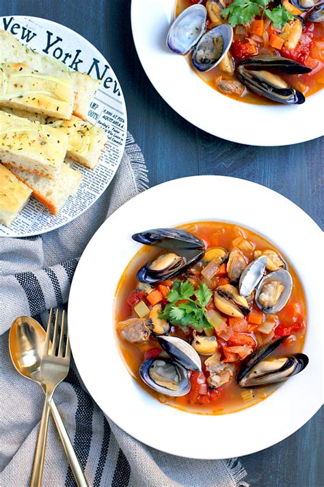 Fresh Clam And Mussel Stew Two Of A Kind