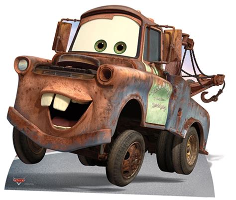 Lifesize Cardboard Cutout Of Mater From Disney Pixar Cars Buy Cutouts