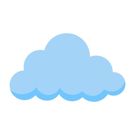 Icono De Nube Azul 19080630 Png