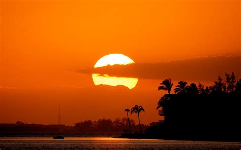 Hermosos Paisajes De Atardeceres En Playas Sunset Wallpaper
