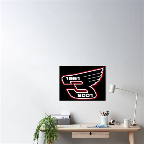 Dale Earnhardt Sr Logo Poster By Thetimbe Redbubble