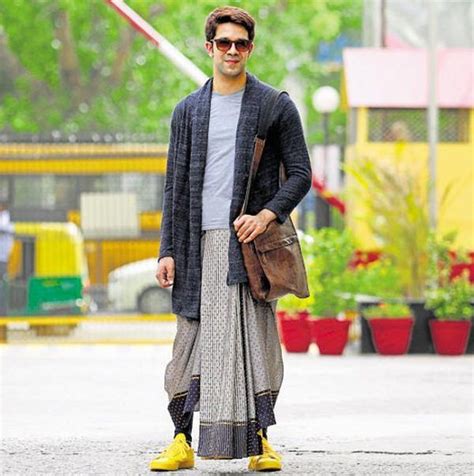 Dhoti With Tee And Cardigan Indian Men Fashion Queer Fashion Ethnic
