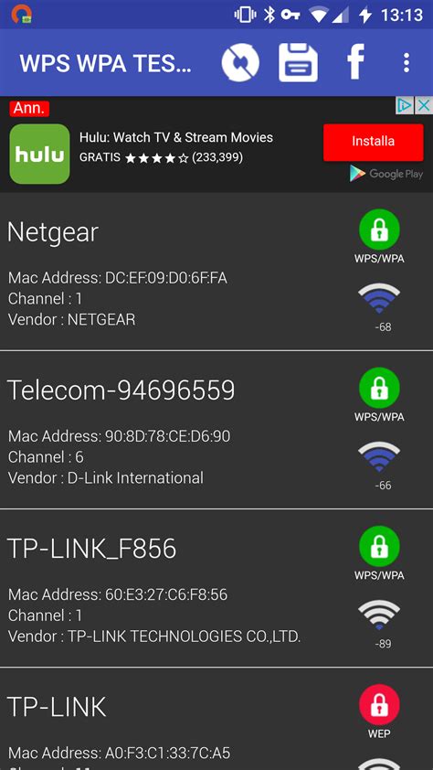 Wifi Wps Wpa Tester Root Br Amazon Appstore