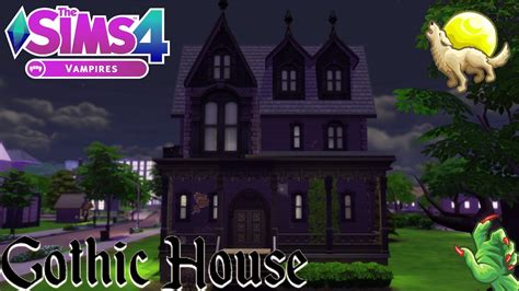 The Sims 4 Vampires Speed Build Gothic House Youtube
