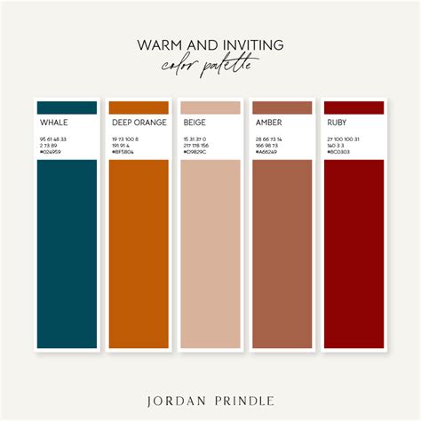 36 Colors Palettes Organized By Mood Jordan Prindle Designs Brand And