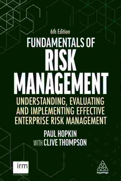 Pdf Fundamentals Of Risk Management By Clive Thompson Ebook Perlego