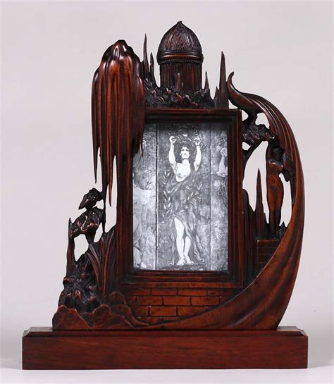 Welcome to herbeau… where the charm and gracious living of the past merge with the technology and convenience of the present. Art Nouveau Arabesque Hand-Carved Frame c1900 | California ...