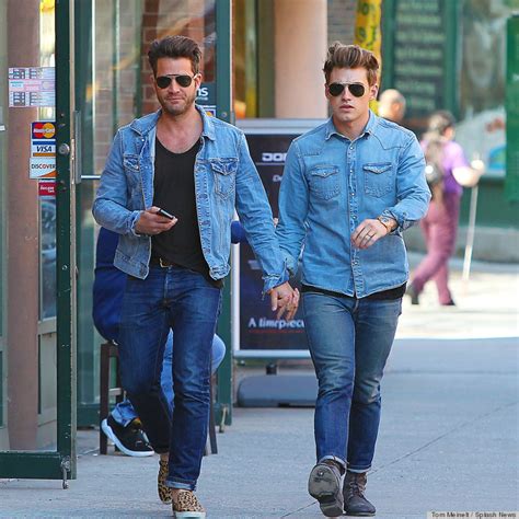 Nate Berkus And Jeremiah Brent Step Out In Matching Denim Outfits In