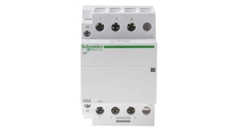 Schneider Electric Acti 9 Ict 3 Pole Contactor 40 A 230 V Ac Coil
