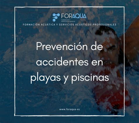 Prevención de accidentes en playas y piscinas ForAqua
