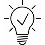 Bulb Idea Icon Creative Innovation Svg Icons
