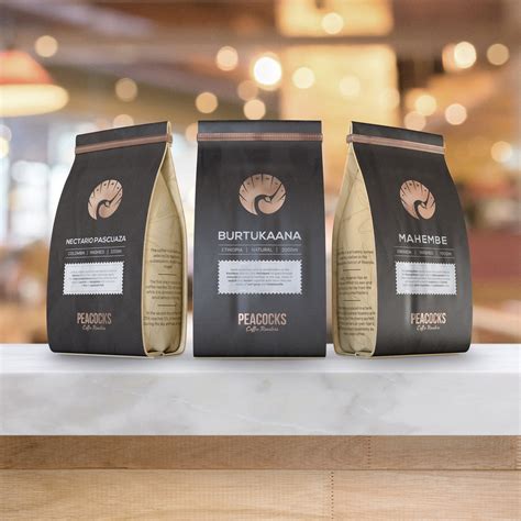Elegant Modern And Minimalist New Packaging Design For Coffee Roasters