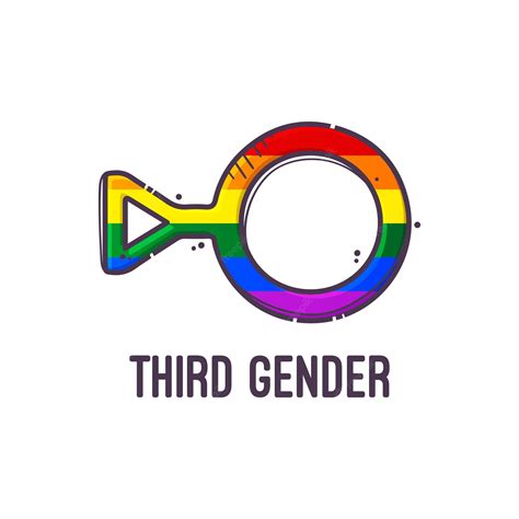 Premium Vector Gender Symbol Third Gender Signs Of Sexual Orientation Vector
