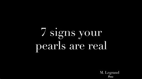 A fake diamond will let the black shine through, and you may even be able to read a word depending on the size of the fake stone. 7 signs your pearls are real - M. Legrand Jewelry - YouTube