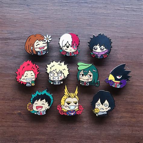 We compiled a list of the 11 coolest vaporwave enamel pins you can buy right now. BNHA Flower Heroes Enamel Pins in 2020 | My hero academia ...