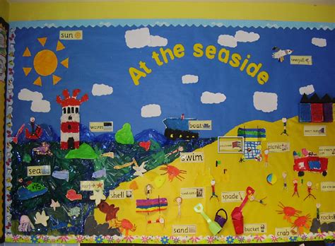 At The Seaside Classroom Display Photo Sparklebox Teaching Displays