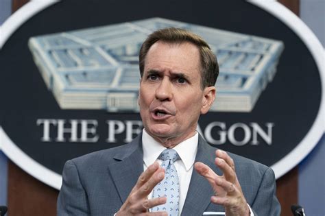 Pentagon Spokesman John Kirby Moving To White House