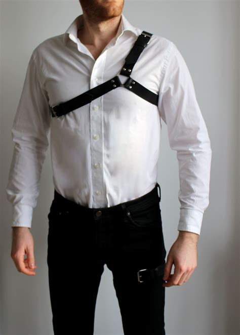 Mens Body Harness Male Harness Men Leather Harness Chest Etsy Uk