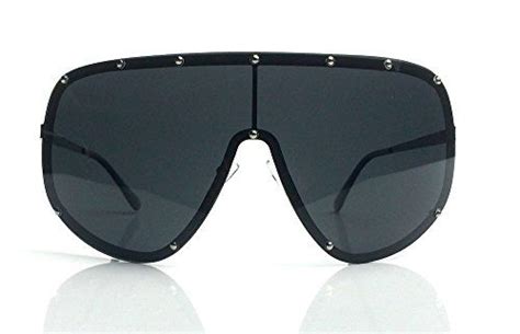 oversized xxl huge large shield wrap designer womens polarized sunglasses black read more