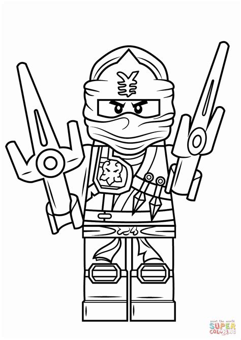 The masked warriors can be seen in their conventional attires battling evil in the free and printable pages. Lego Ninjago Coloring Pages Lloyd at GetColorings.com ...
