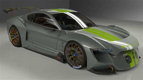 Electric Ford Mustang Shelby Rendering Reveals Radical Racer