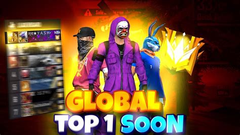 Global Top 1 Soon 😧 Garena Freefire Youtube