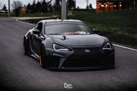 Scion Frs Sporting An Aimgain Wide Body Kit Air Lift Performance