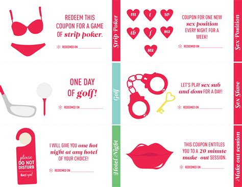 23 Love Coupon Book Ideas For Valentines Day