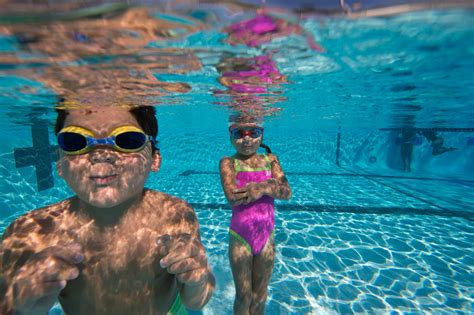 Kids Underwater Swimming Mike Lewis Swimming Editorial