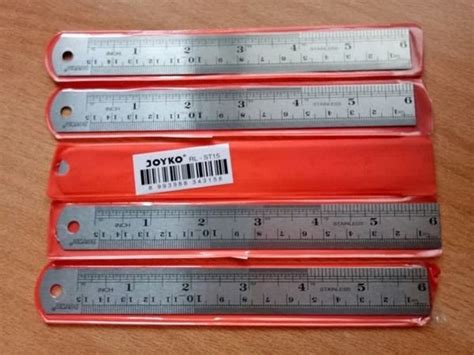 Jual Ruler Stainless Penggaris Besi Joyko 15 Cm Di Lapak Atk Kaki5