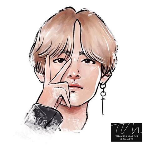 Happy Birthday Kim Taehyung Vbday Taebday Fanartist Bts 방탄소년단 Free