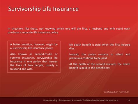 Survivorship Life Insurance Insurance Life Survivorship Die Second Doug