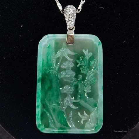 Carved Chinese Jade Pendant Manhattan Art And Antiques Center