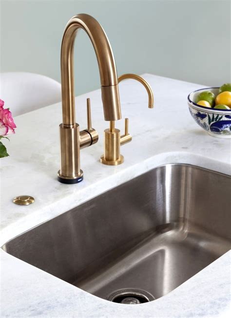 Those are faucets are best as best kitchen faucet for rv and home use. Delta Trinsic Faucet in champagne bronze. Kitchen by ...
