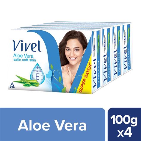 Buy Vivel Aloe Vera Bathing Bar G Pack Of Online At Low Prices