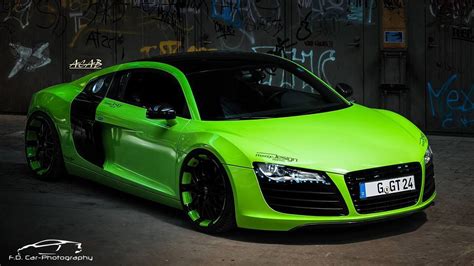 Lime Green Audi R8 Audi R8 Sport Audi Tt Highest Price Car Dark