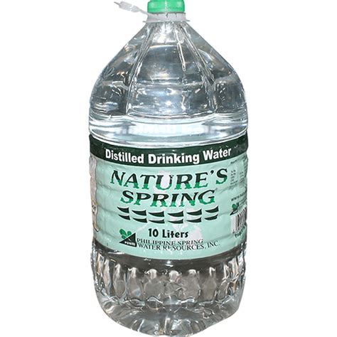 Send Nature Spring Distilled Water To Cebu Delivery Nature Spring