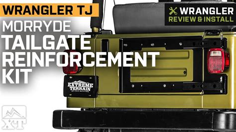 Jeep Wrangler Tj Morryde Tailgate Reinforcement Kit Review And Install