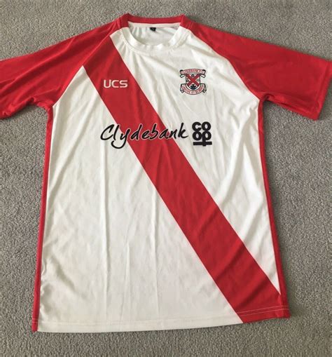 Clydebank Home Football Shirt Unknown Year Sponsored By Coop