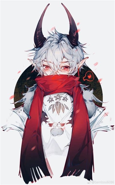 Pin By Yuusan On Onmyoji ️ ️ Anime Demon Boy Cute Anime Guys Cute