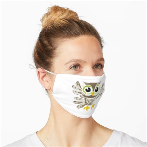 Happy Owl Clipart Mask For Sale By Naumovski Redbubble