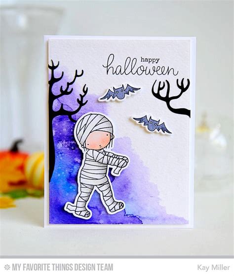 Mummy Stamp Set And Die Namics Frightfully Fun Halloween Stamp Set And