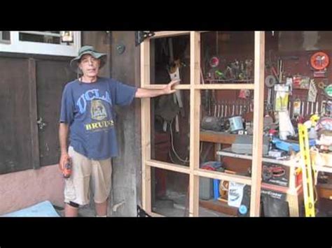 Quality tools & low prices. How to build a swing out garage door - YouTube