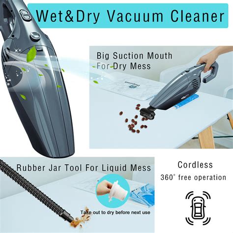 12000pa Cordless Stick Upright Cleanerwet And Dry 9000pa Handheld Home